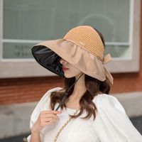 Sombrero De Pescador De Ala Grande Para Mujer A La Moda, Pegamento Negro De Verano Para Exteriores main image 5