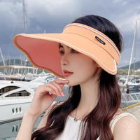 أزياء جديدة فارغة أعلى لوتس ورقة الشمس قبعة الشاطئ السفر main image 4