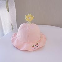 Cute Cartoon Letters Strawberry Flower Shape Fisherman Hats Wholesale main image 5