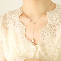 Pulsera De Collar De Perlas De Trigo De Acero De Titanio Retro De Moda sku image 6