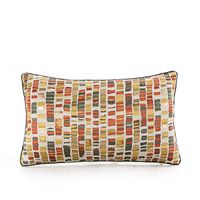 Fashion Simple Orange Jacquard Pillow Sofa Bedside Cushion sku image 3