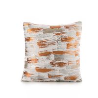 Fashion Simple Orange Jacquard Pillow Sofa Bedside Cushion sku image 7