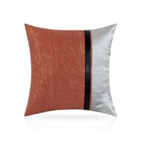 Fashion Simple Orange Jacquard Pillow Sofa Bedside Cushion sku image 9