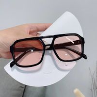 Retro Geometric Resin Polygon Full Frame Women's Sunglasses main image 4