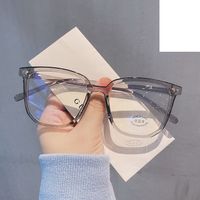 Fashion Nail Transparent Frame Women's Plain Myopia Glasses Anti-blue Light main image 4