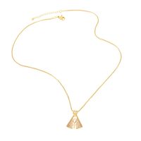 Fashion Religious Element Diamond Pendant Copper Necklace main image 5