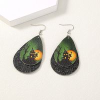 Halloween Series Funny Dark Forest Resin Earrings Wholesale main image 2