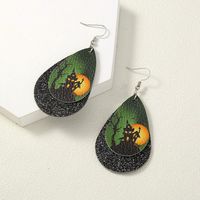 Halloween Series Funny Dark Forest Resin Earrings Wholesale main image 4