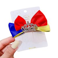 Cartoon Contrast Color Streamer Bow Children's Hairpin main image 6