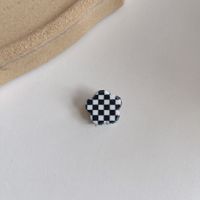 Cute Color Checkerboard Plaid Small Catch Clip sku image 1