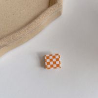 Cute Color Checkerboard Plaid Small Catch Clip sku image 2