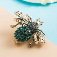 Fashion Bee Alloy Diamond Artificial Gemstones Women's Brooches sku image 1