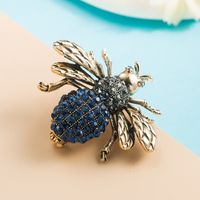 Fashion Bee Alloy Diamond Artificial Gemstones Women's Brooches sku image 2