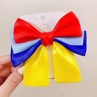 Cartoon Contrast Color Streamer Bow Children's Hairpin sku image 1