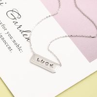 Simple Classic Metallic 925 Sterling Silver Necklace main image 1
