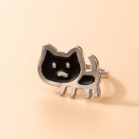 Cute Color Dripping Oil Turtle Animal Ring sku image 3