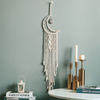 Creative Moon Dream Catcher Hand-woven Tapestry Home Hanging Decoration main image 4