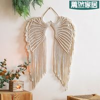 New Angel Wings Woven Tapestry Cotton Hand-woven Pendant Wall Hanging Decoration main image 1
