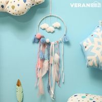 Cute New Cloud Dream Catcher Wind Chime Tassel Pendant Ornament Decoration main image 5