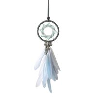 Plume Dream Catcher Ornement Tissé Voiture Ornement Suspendu Cadeau En Gros main image 6