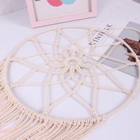 New Creative Leaves Hand-woven Cotton Dream Catcher Tapestry Home Decoration main image 4