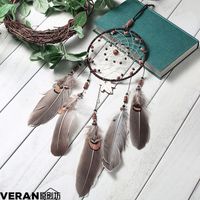 Retro Bell Dream Catcher Pendant Feather Ornament Decoration main image 4