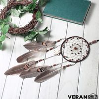 Retro Bell Dream Catcher Pendant Feather Ornament Decoration main image 5