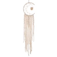 Star Moon Dream Catcher Cotton Thread Weaving Pendant Creative Home Wall Decoration sku image 3