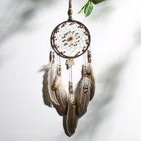 Retro Bell Dream Catcher Pendant Feather Ornament Decoration sku image 1