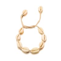 Fashion Hand-woven Shell Stitching Bracelet Necklace Set sku image 1