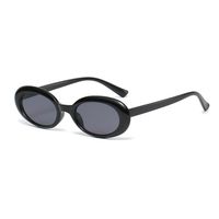 Fashion New Oval Small Frame Leopard Pattern Sunglasses Wholesale main image 6
