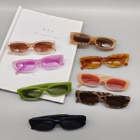 Fashion Geometric Transparent Solid Color Square V-shaped Sunglasses Wholesale main image 1