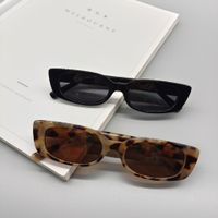 Fashion Geometric Transparent Solid Color Square V-shaped Sunglasses Wholesale main image 3