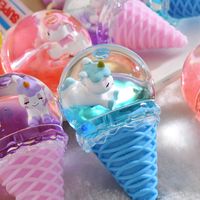 Children's Pendant Ice Cream Crystal Ball Quicksand Keychain Pendant main image 5