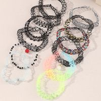New Fashion Hollow Chain Short Contrast Color Choker Neckband Wholesale main image 1