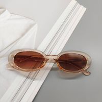 Fashion New Oval Small Frame Leopard Pattern Sunglasses Wholesale sku image 6