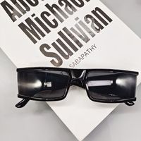 Square Small Frame Glasses New Fashion Uv Protection Woman Sunglasses sku image 3