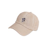 Korean Wide-brimmed Mushroom Embroidery Washed Baseball Cap sku image 2