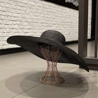 طنف الكورية كبيرة الحرير السيدات ظلة قبعة الصيف السفر قبعة الشاطئ sku image 1