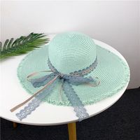 Women's Pastoral Bow Knot Bowknot Big Eaves Straw Hat sku image 7