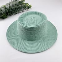 Spring And Summer New Straw Hat Retro French Flat Top Beach Hat Sun Hat sku image 7