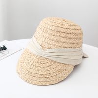 Sombrero De Paja De Rafia Informal Coreano, Sombrero De Sol Para Mujer sku image 4