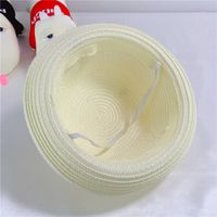 Children's Hat Spring And Summer Fisherman Straw Hat Heart Frog Hat main image 5