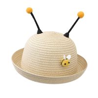 Children's Straw Hat Boy Sun Hat Baby Bee Super Cute Sunscreen Hat main image 6