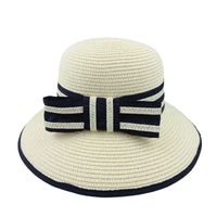 المرأة الربيع والصيف أزياء الشاطئ طوي عارضة قبعة العشب تغطي الوجه main image 6