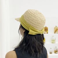 Korean Casual Raffia Straw Peaked Hat Female Sunshade Sun Hat main image 4