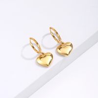 Simple Style Heart 201 Stainless Steel 18K Gold Plated main image 2
