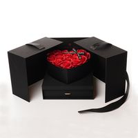 Kreative Romantische Rose Doppeltür Seife Blume Geschenkbox sku image 1