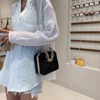 Acrylic Transparent New Fashion One-shoulder Messenger Bag18*15*7cm main image 5