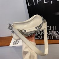 Fashion Pu Women's Chain Large Capacity New Portable Shoulder Messenger Bag 23.5*11*7.5cm main image 1